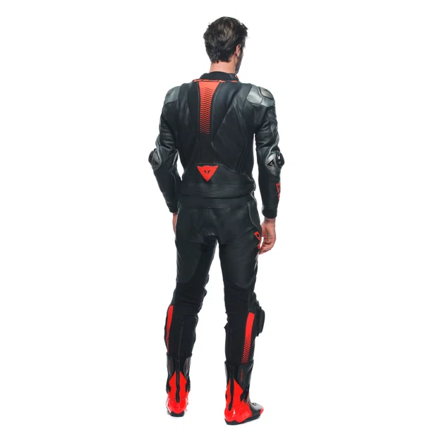 TRAJE DAINESE LAGUNA SECA 5 2 Pzs. black/anthracite/flúo red