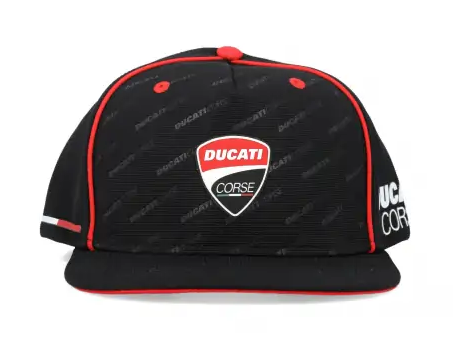 GORRA DUCATI DEBOSSED plana black