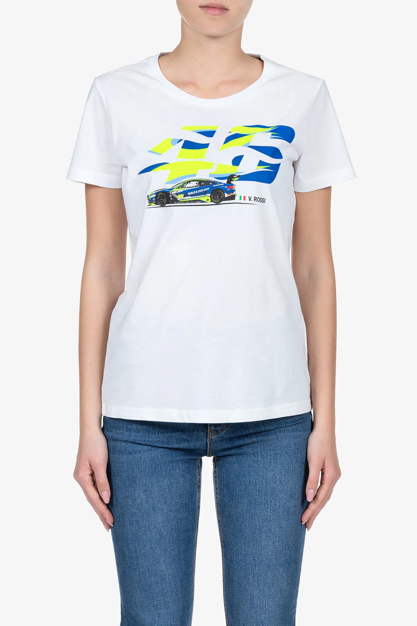 Camiseta VR46 Fan 24 lady white
