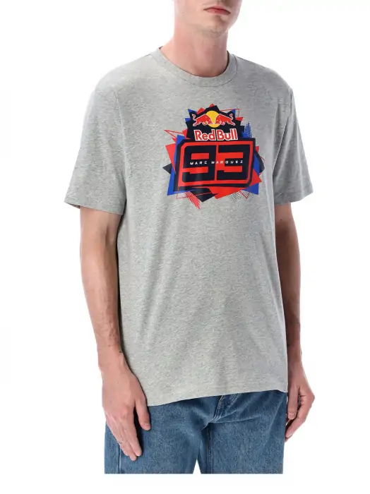 CAMISETA MARQUEZ REDBULL front logo grey