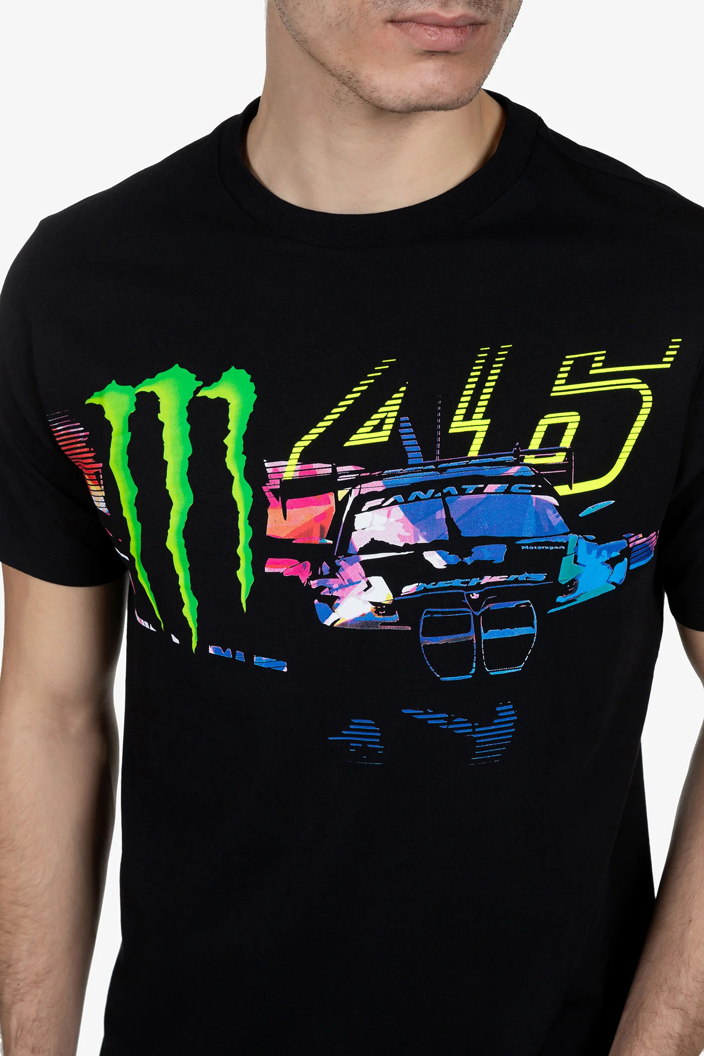 Camiseta VR46 Monster dual Line 24 black