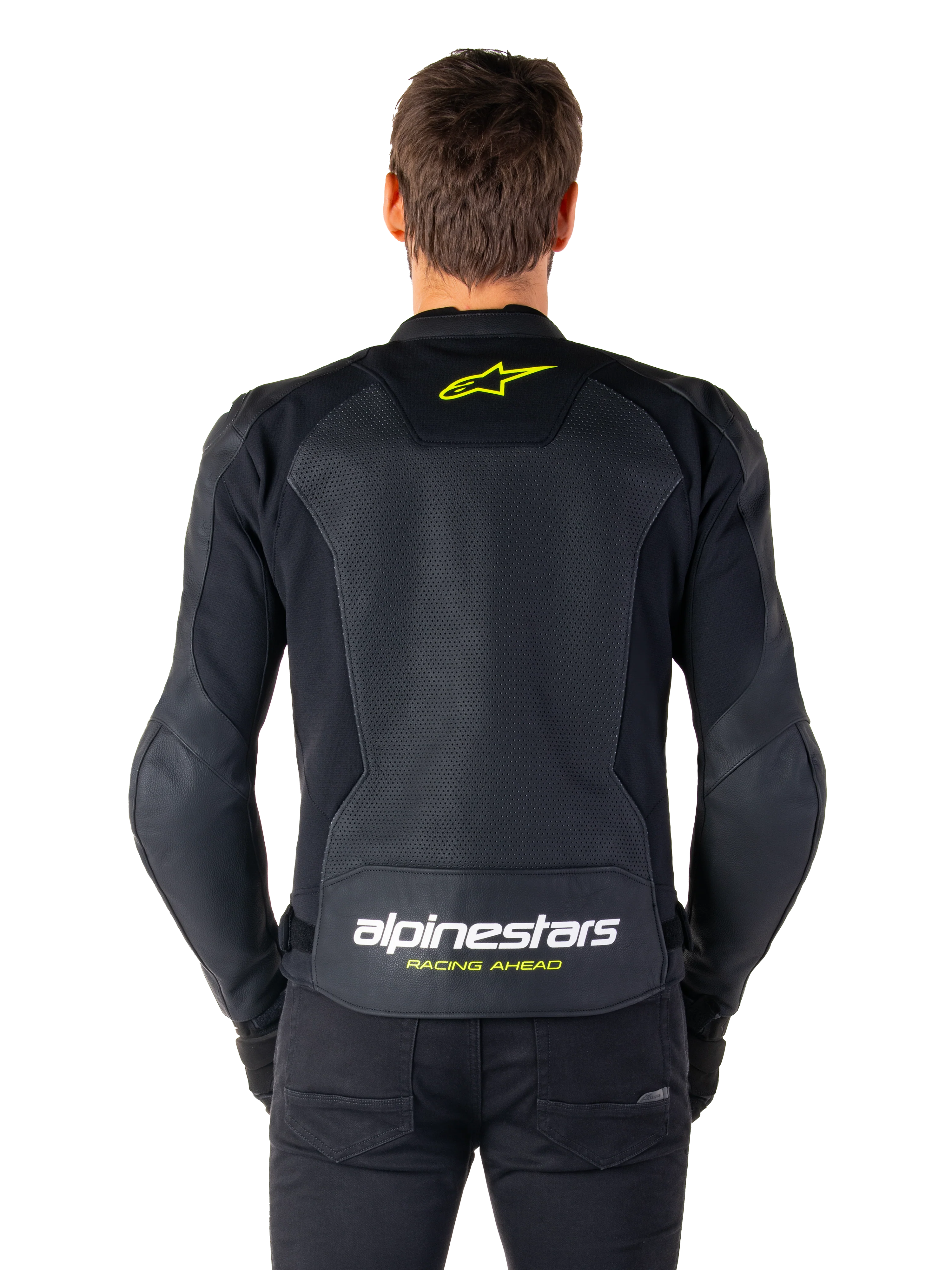 Chaqueta ALPINESTARS FASTER V3 Airflow blk/wht/yw