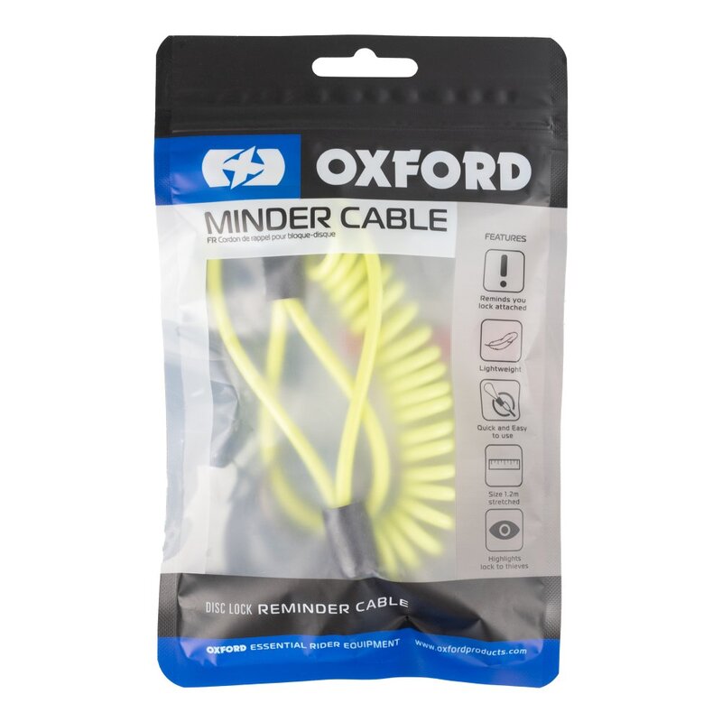 Cable de seguridad p/traba disco OXFORD