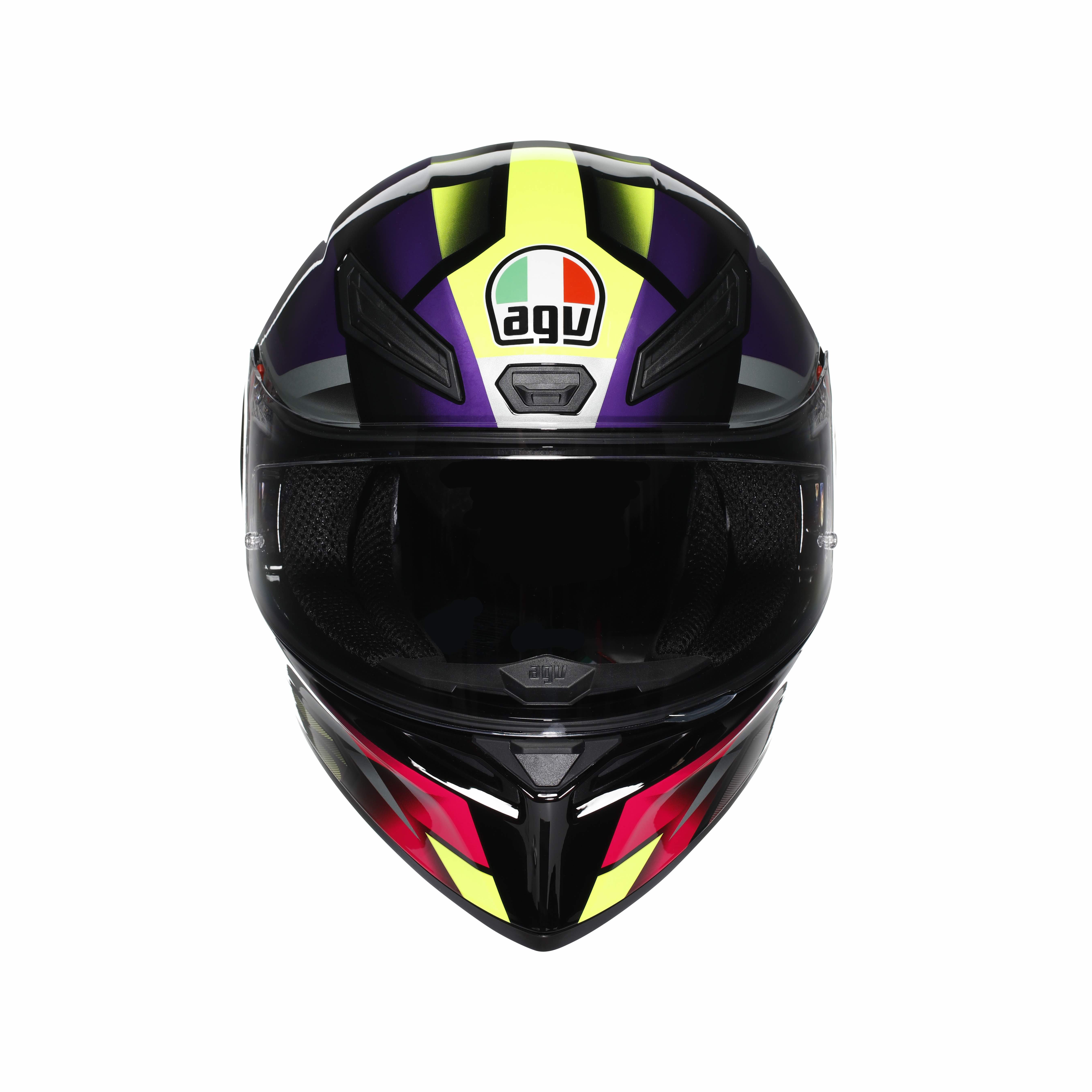 CASCO AGV K-1 S E2206 Fastlap black/purple/pink