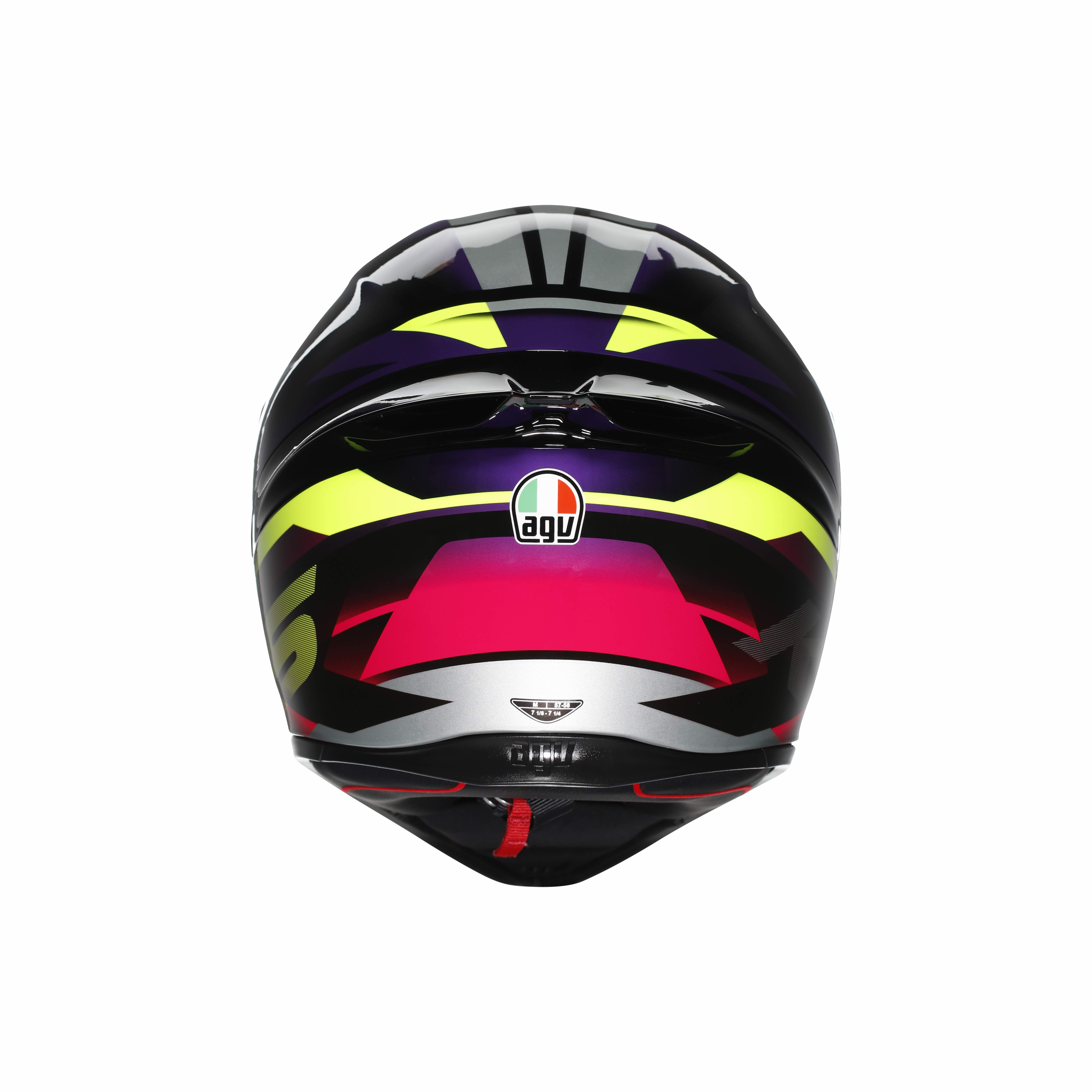 CASCO AGV K-1 S E2206 Fastlap black/purple/pink
