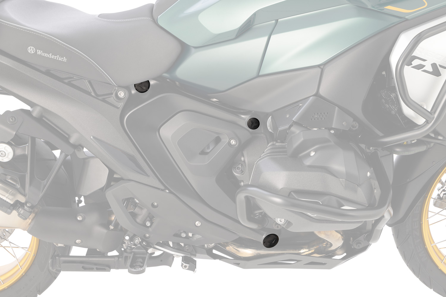 SET DE TAPONES WUNDERLICH p/chasis 8 pzas. R1300GS