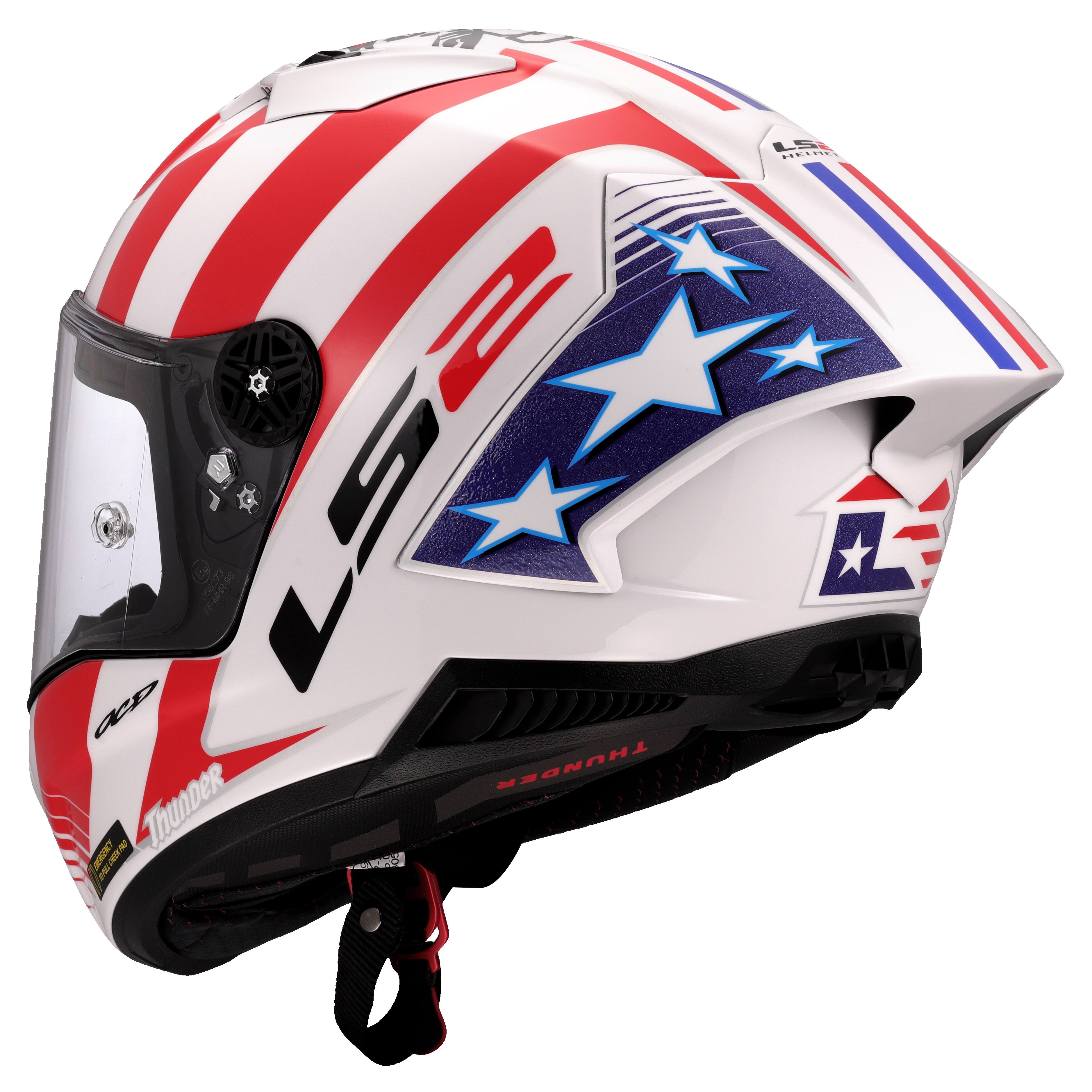 CASCO LS2 FF805 THUNDER C GP AERO réplica BAZ