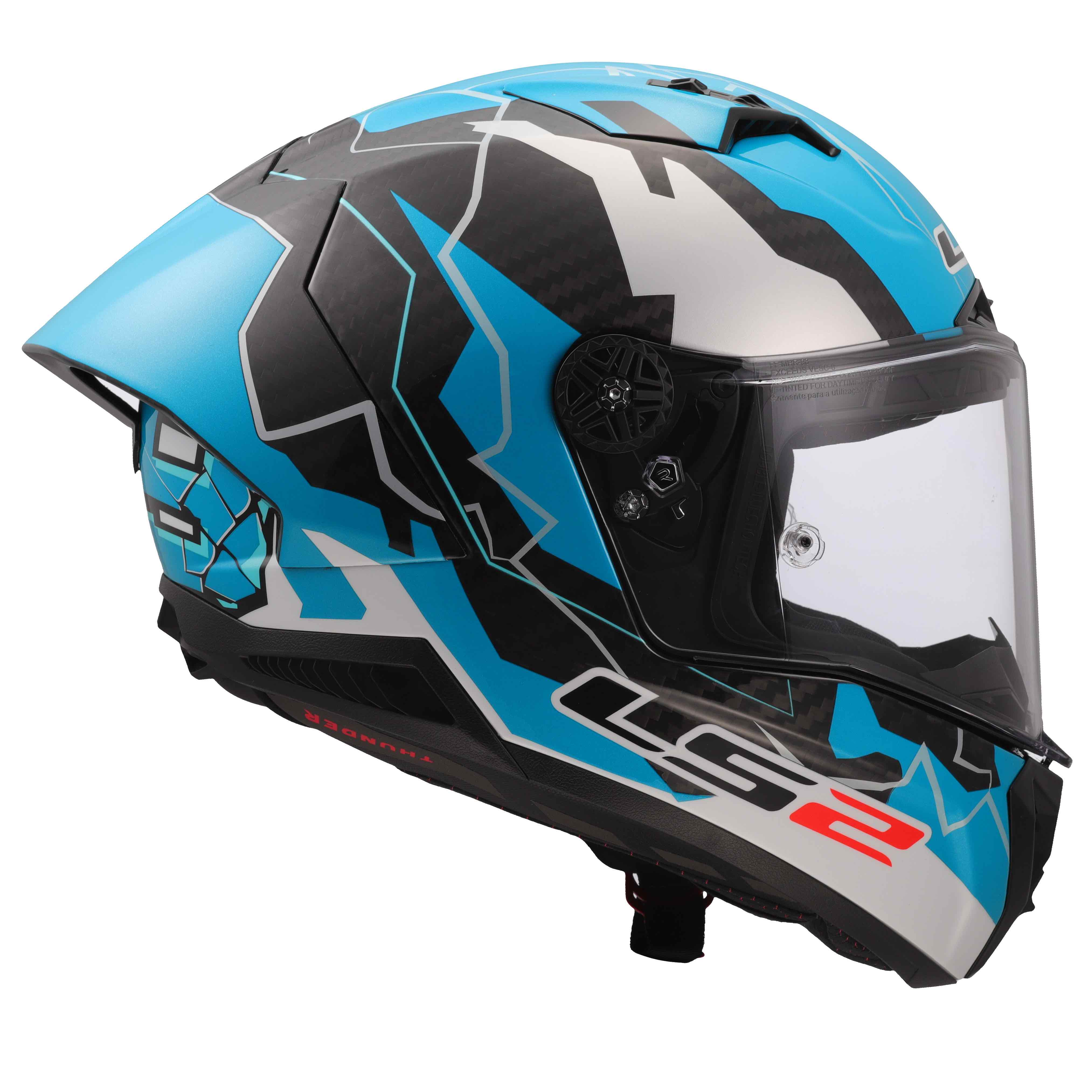 CASCO LS2 FF805 THUNDER C GP AERO réplica HUERTAS
