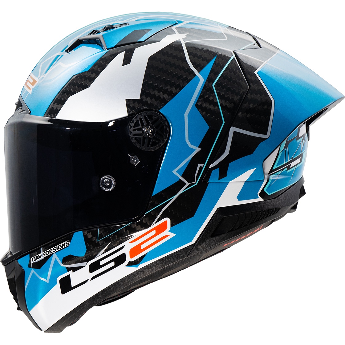 CASCO LS2 FF805 THUNDER C GP AERO réplica HUERTAS