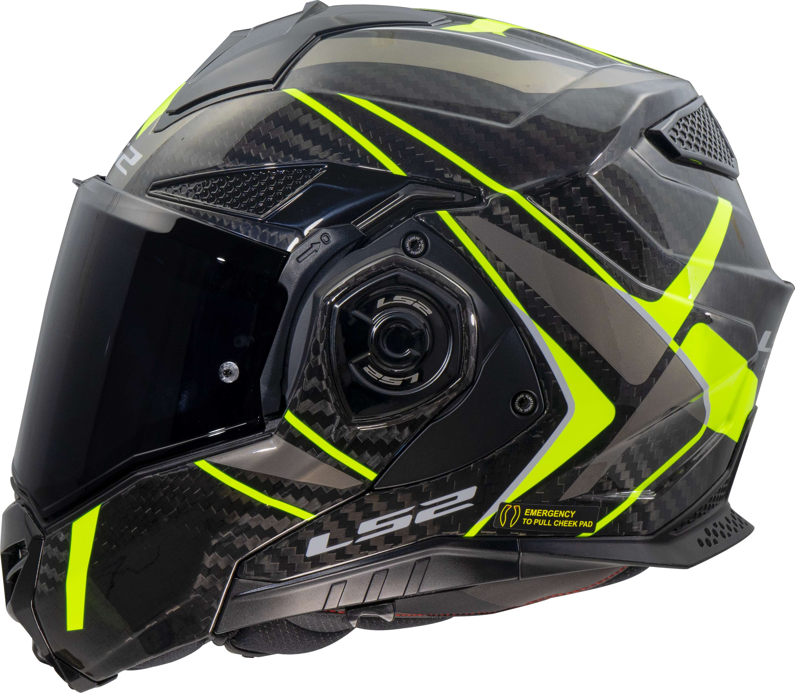 CASCO LS2 FF901 ADVANT X Carbon FUTURE II yellow
