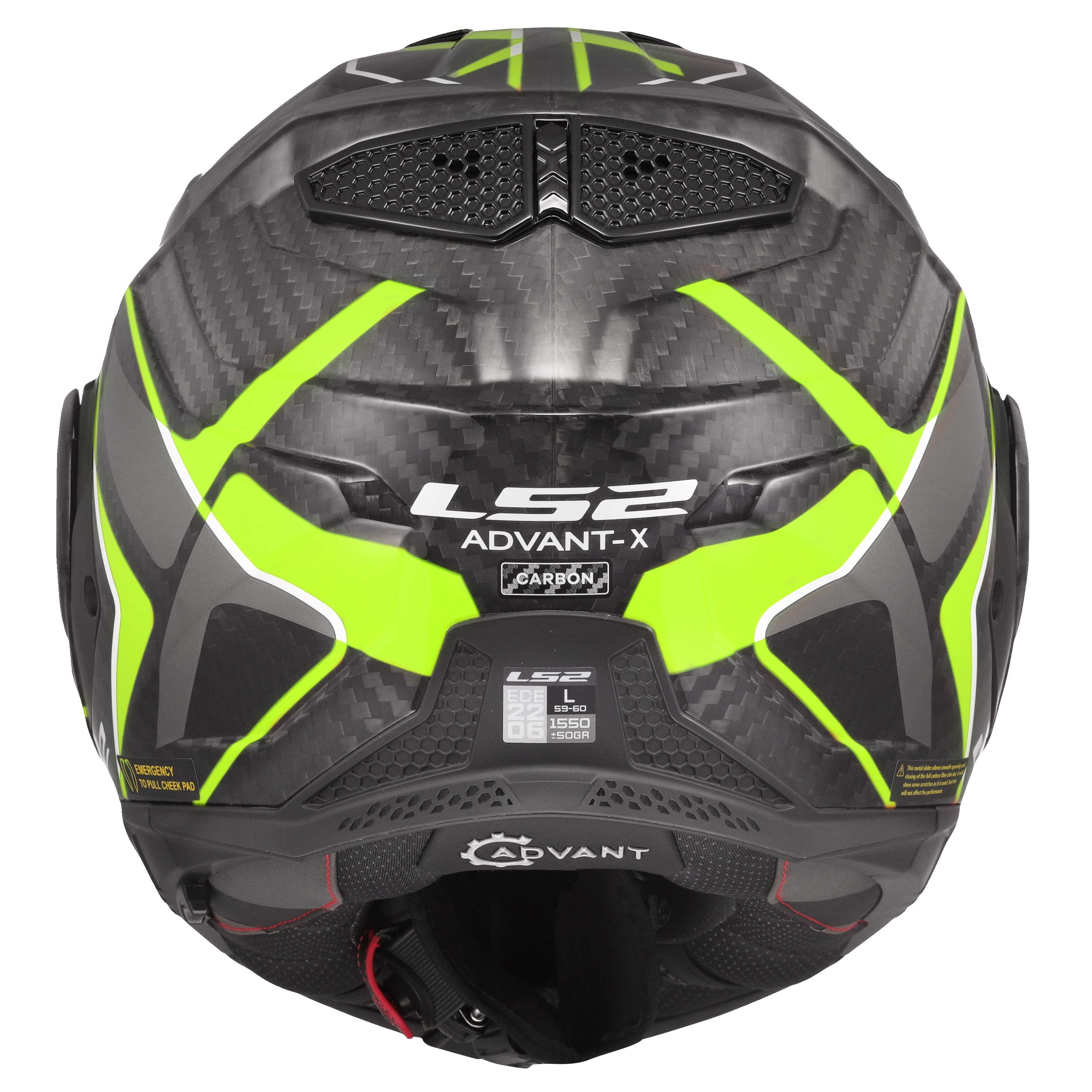 CASCO LS2 FF901 ADVANT X Carbon FUTURE II yellow