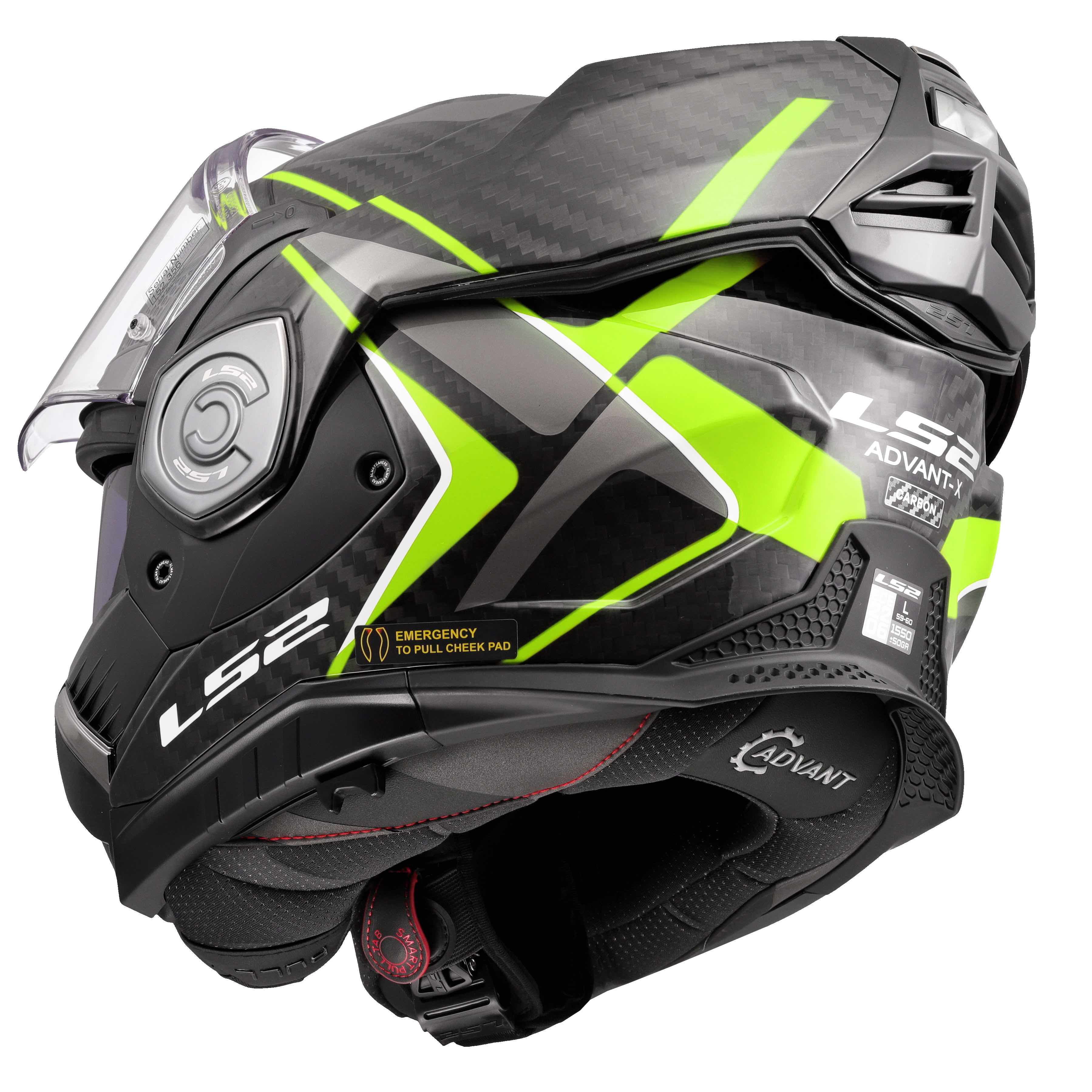 CASCO LS2 FF901 ADVANT X Carbon FUTURE II yellow