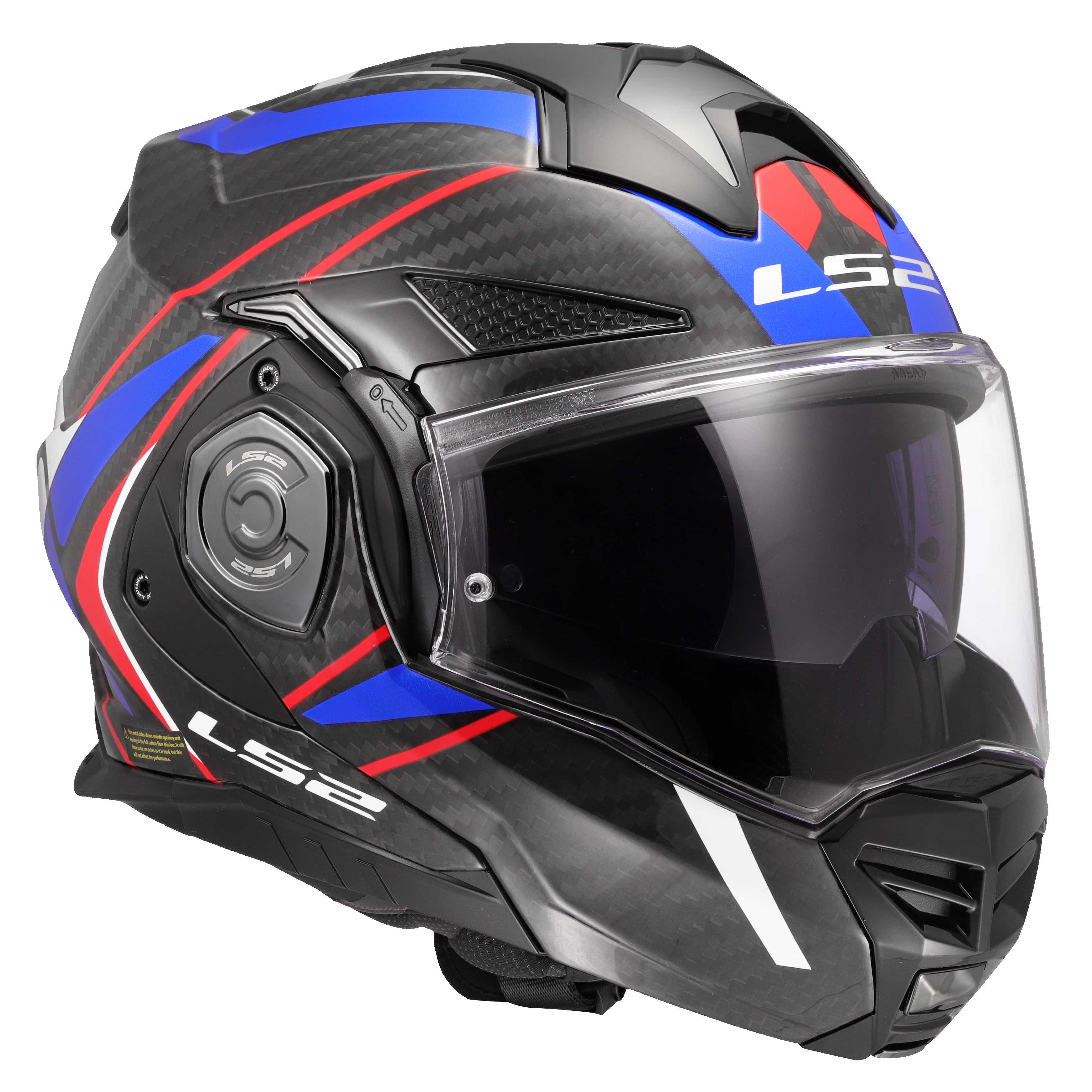 CASCO LS2 FF901 ADVANT X Carbon FUTURE II white/blue