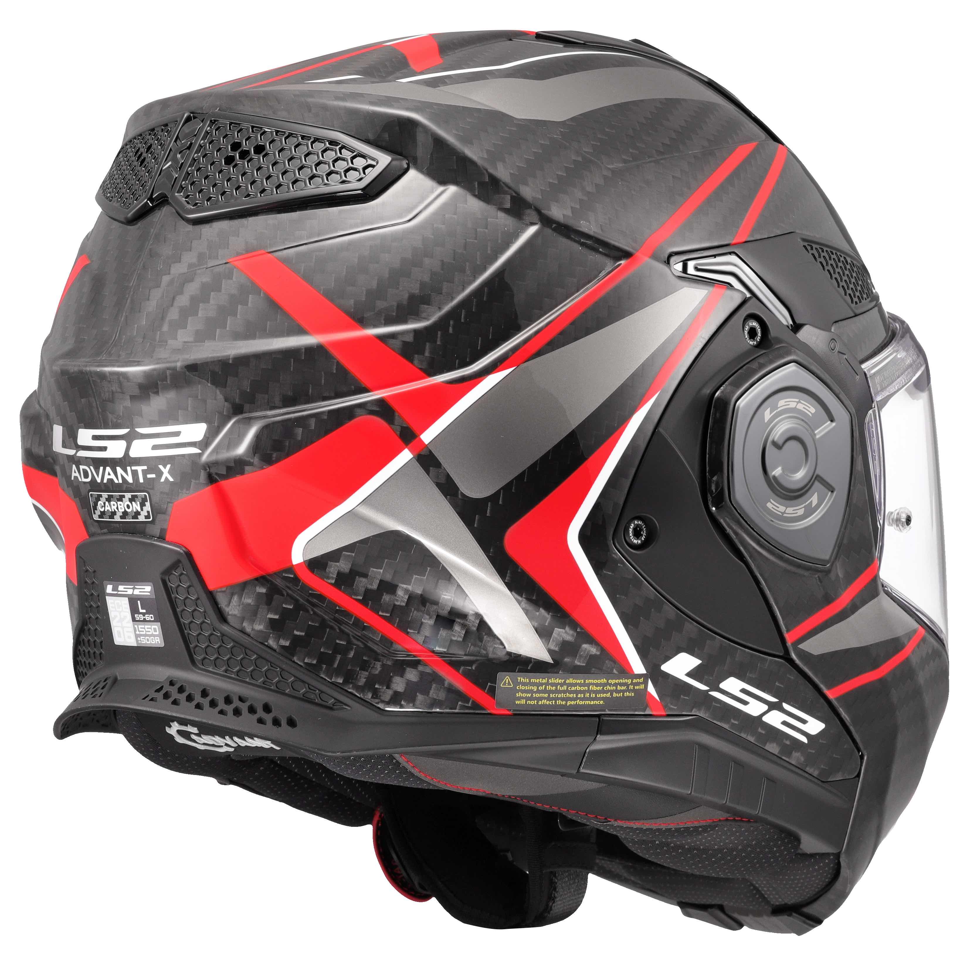 CASCO LS2 FF901 ADVANT X Carbon FUTURE II red