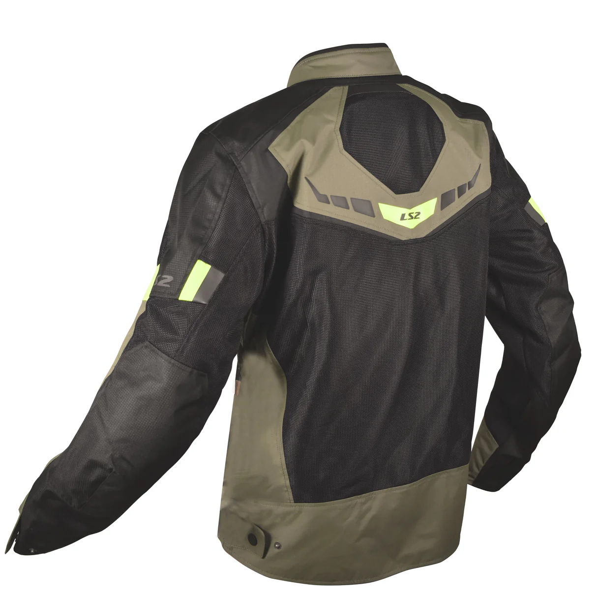 CHAQUETA LS2 GARDA AIR green/black/yellow
