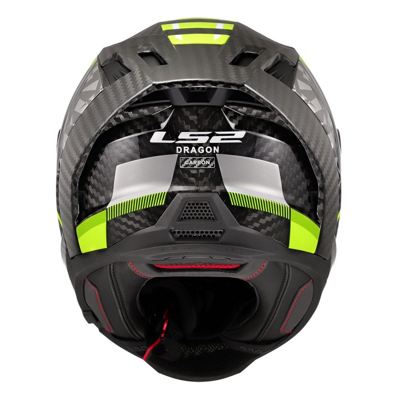 CASCO LS2 FF807 DRAGON TRAX H-VIS yellow