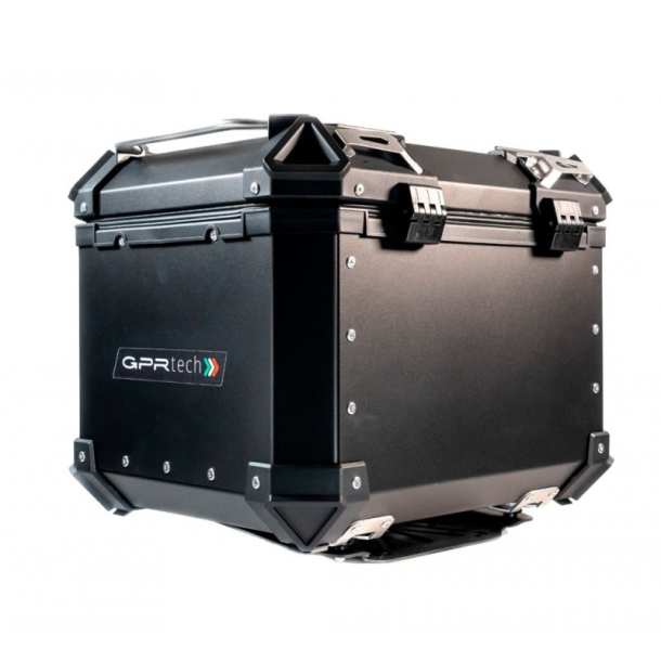 Top case GPR aluminio negro 45 lts.