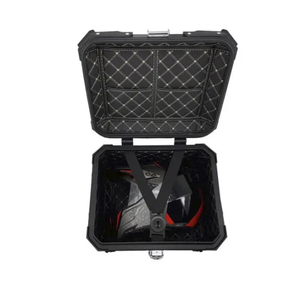 Top case GPR aluminio negro 45 lts.