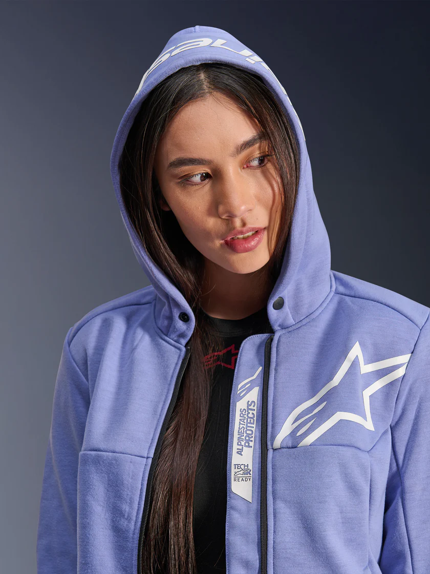 CHAQUETA ALPINESTARS CHROME V2 lady blue