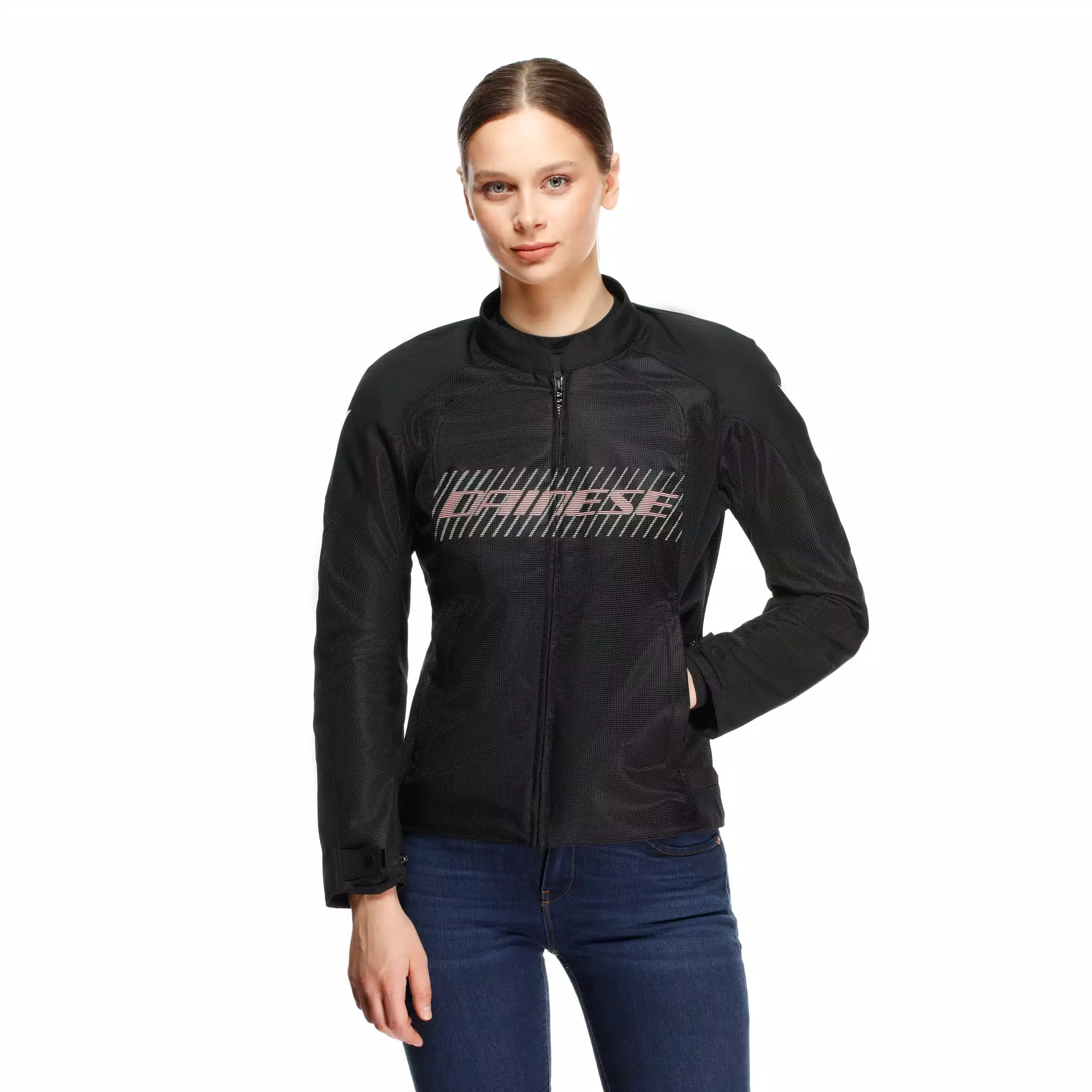 CHAQUETA DAINESE HEROSPHERE AIR tex lady black/white/peach
