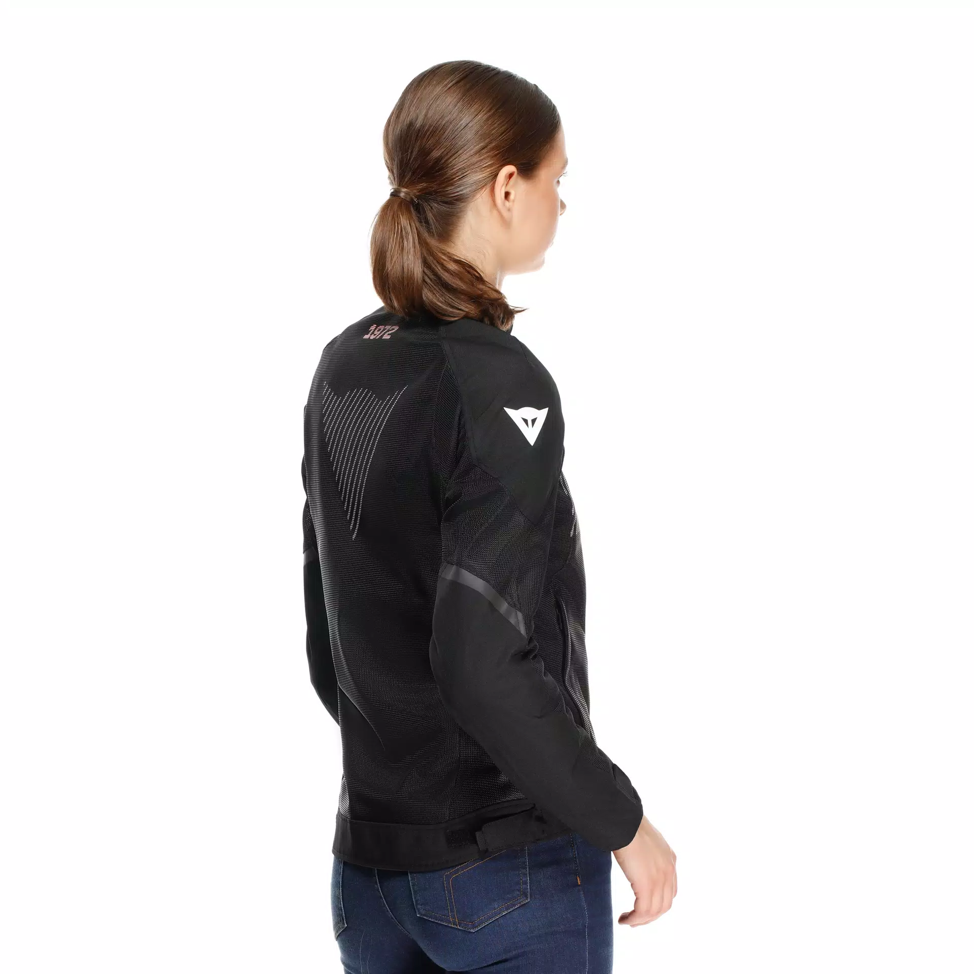 CHAQUETA DAINESE HEROSPHERE AIR tex lady black/white/peach