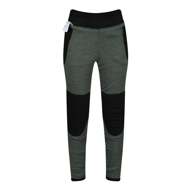 Leggings MOTOGIRL Ribbed black lady