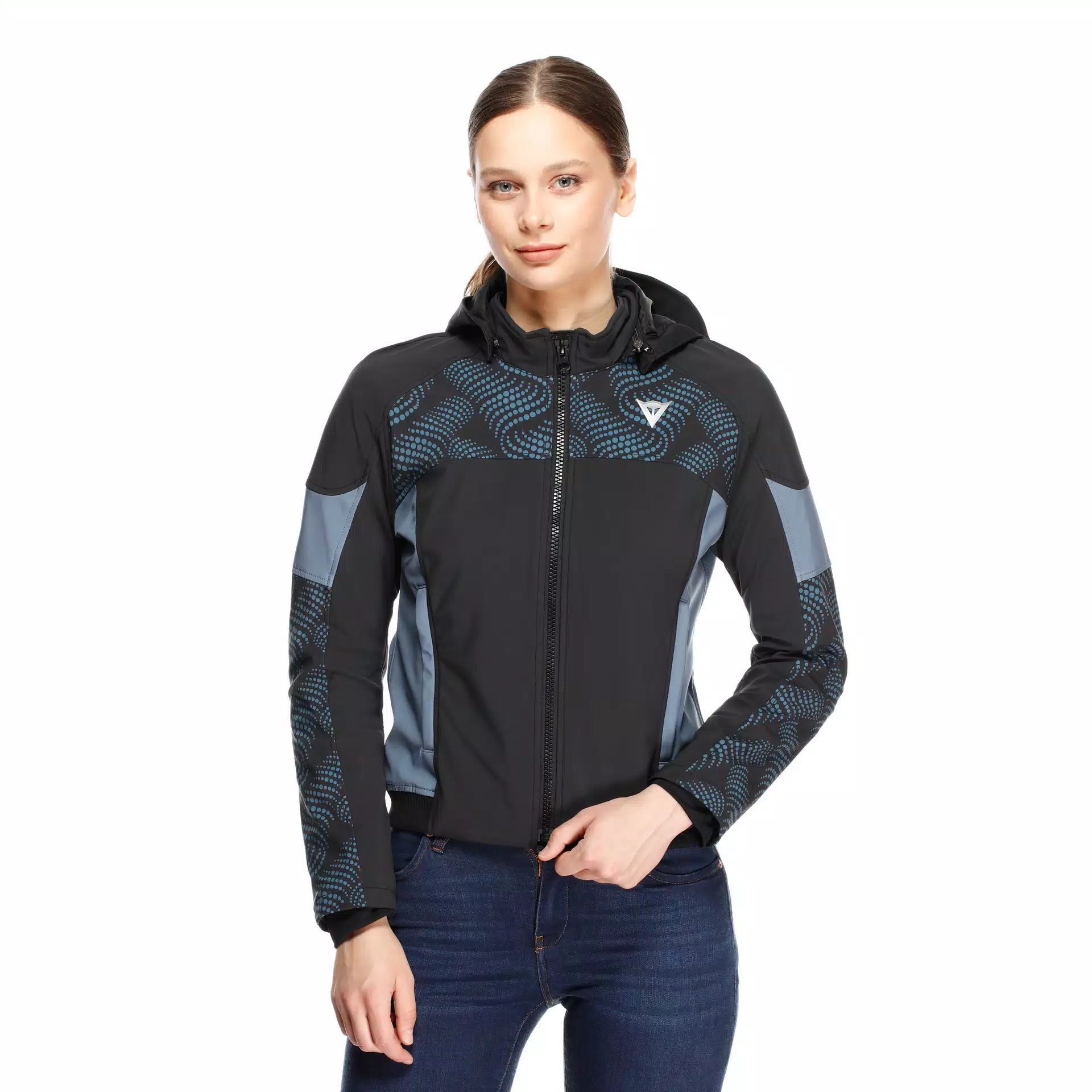 CHAQUETA DAINESE IGNITE 2 black/blue mirage lady