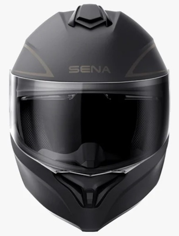 Casco SENA Outrush R c/intercom integrado ng.