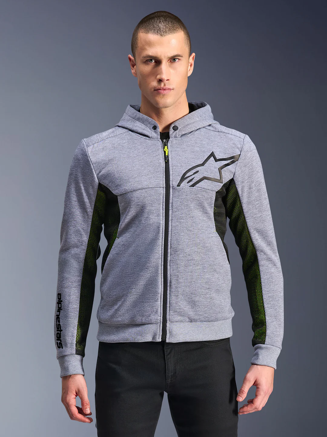 CHAQUETA ALPINESTARS CHROME AIR grey/black