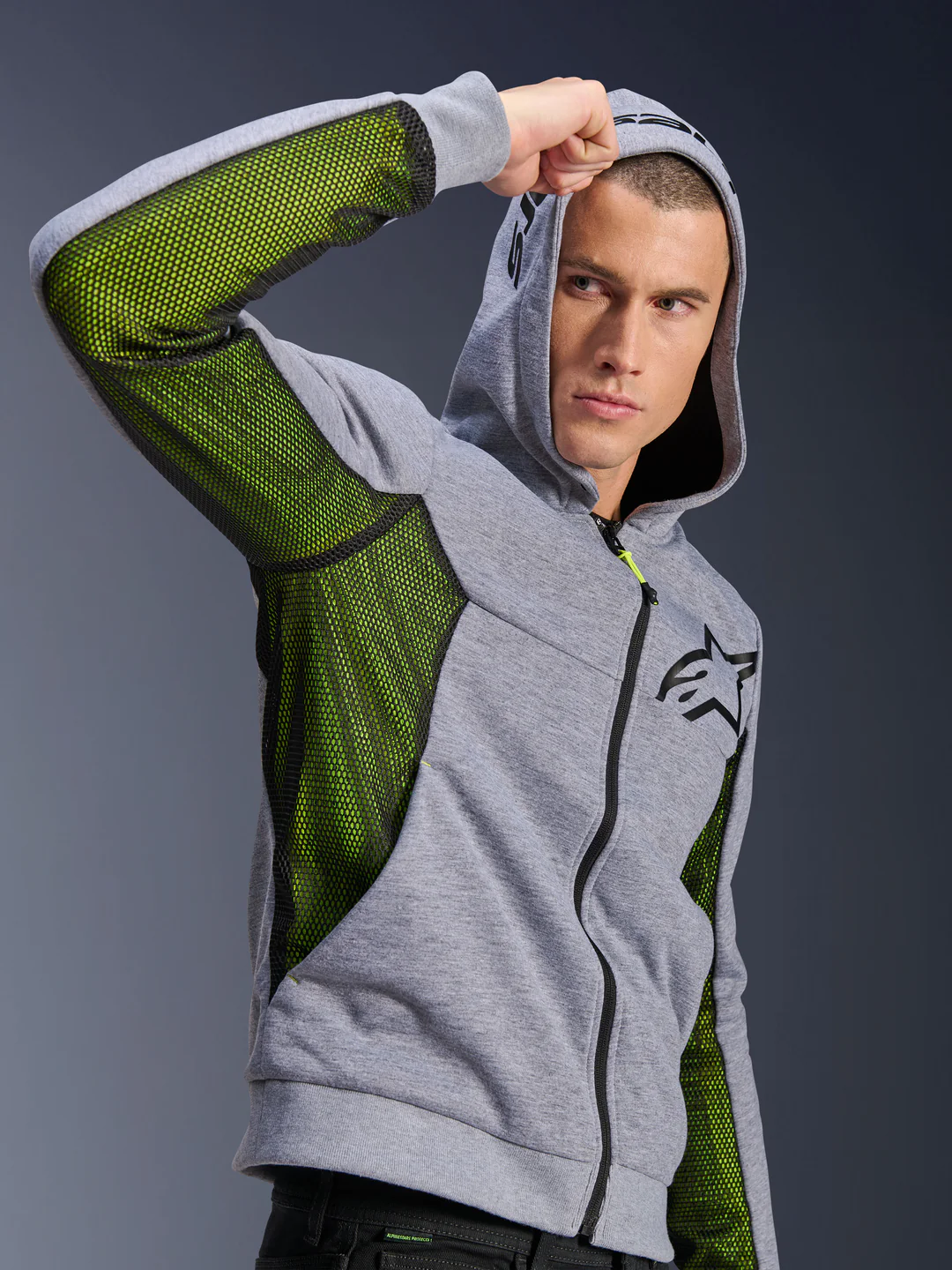 CHAQUETA ALPINESTARS CHROME AIR grey/black