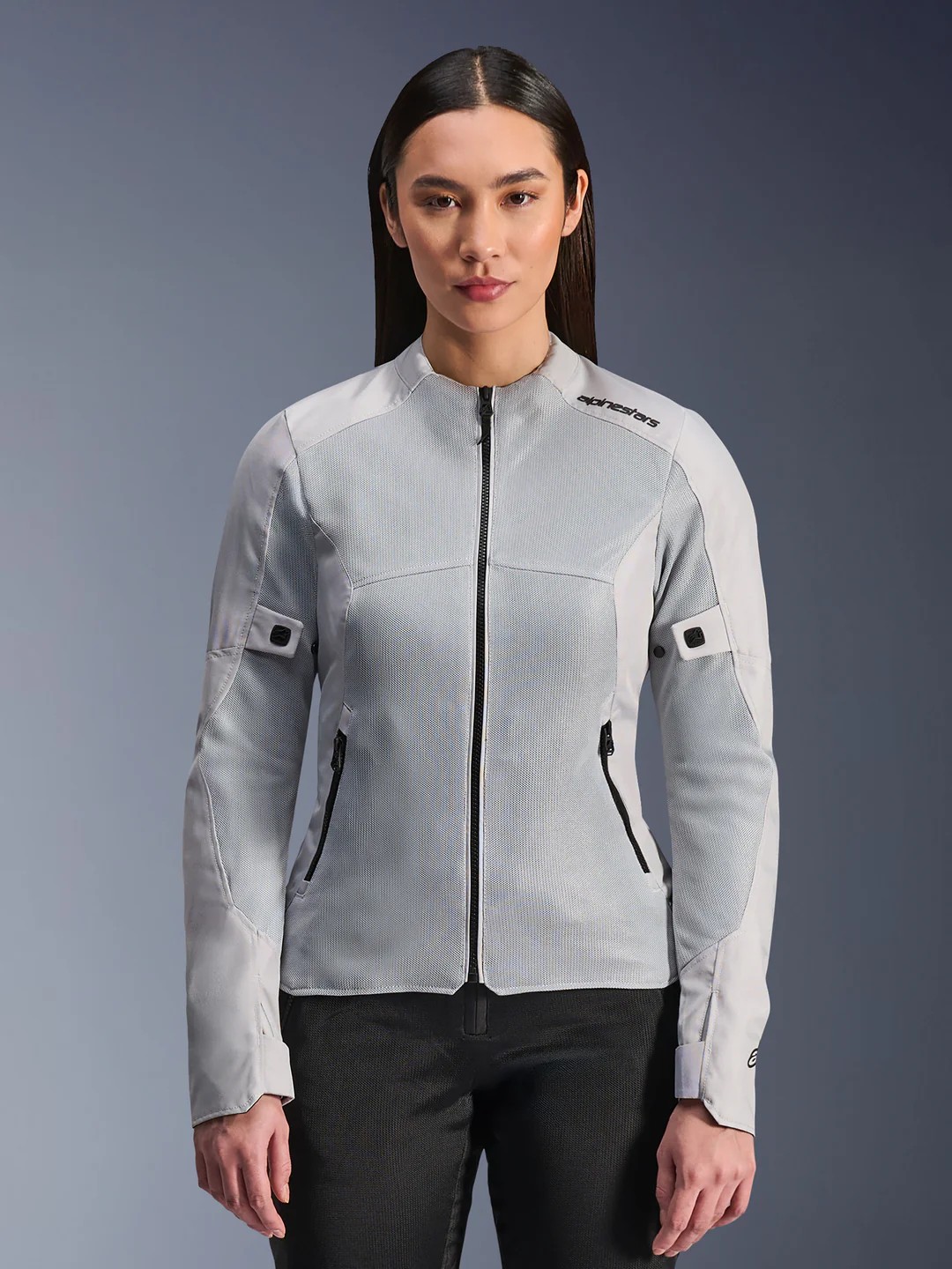 Chaqueta ALPINESTARS C-1 AIR lady silver