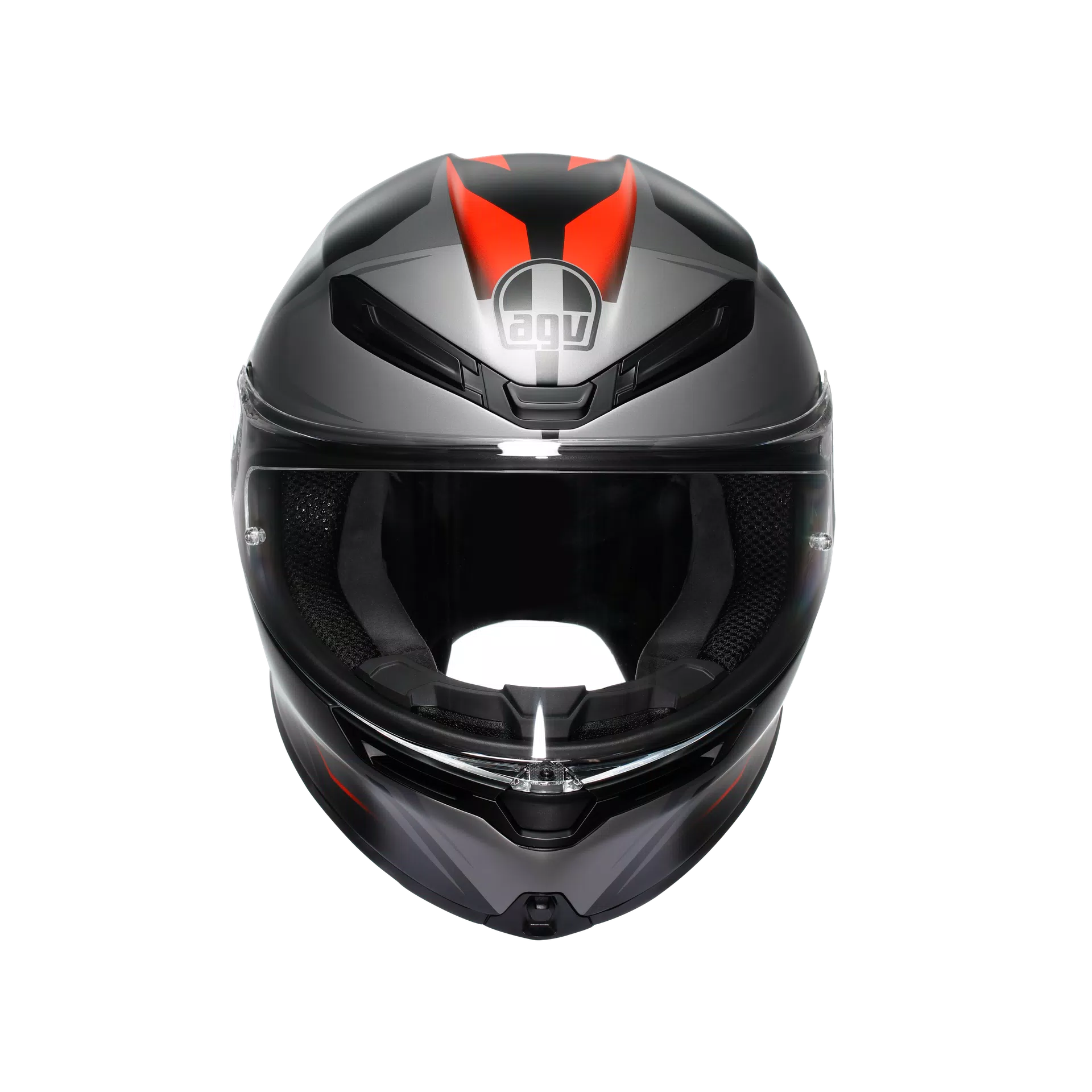 CASCO AGV K-6 S E2206 KARVE black/grey/red