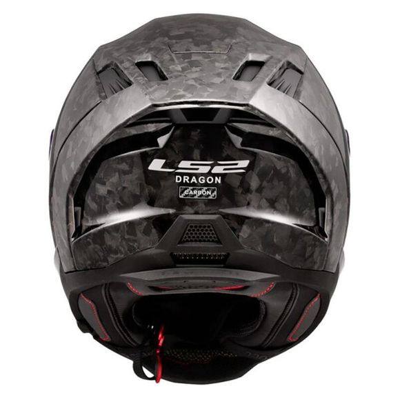 CASCO LS2 FF807 DRAGON TRAX carbono forjado