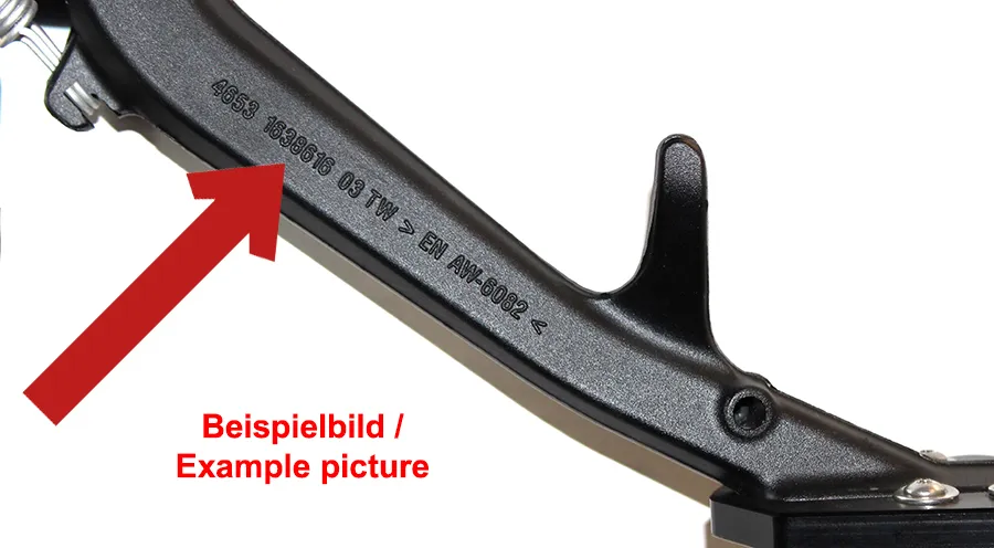 Ampliación base pata de cabra p/BMW R1300GS