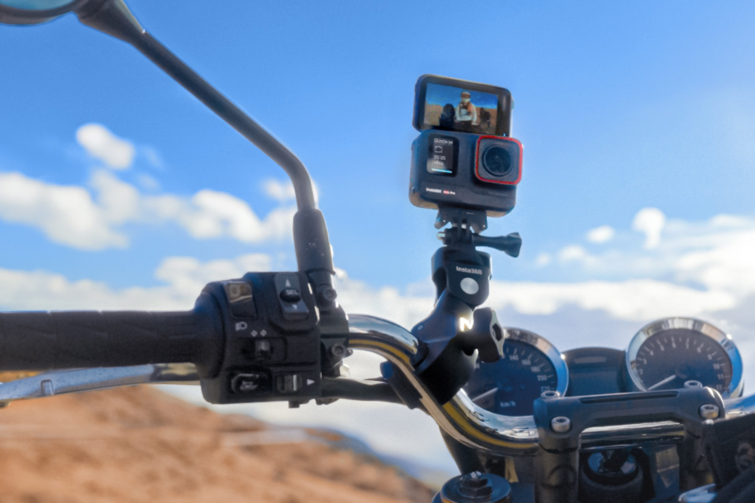 Soporte Insta360 de abrazadera