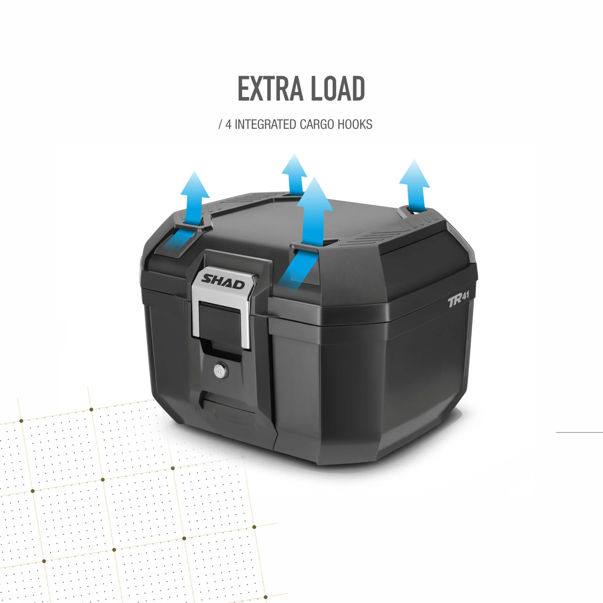 TOP CASE SHAD TR41 TERRA black