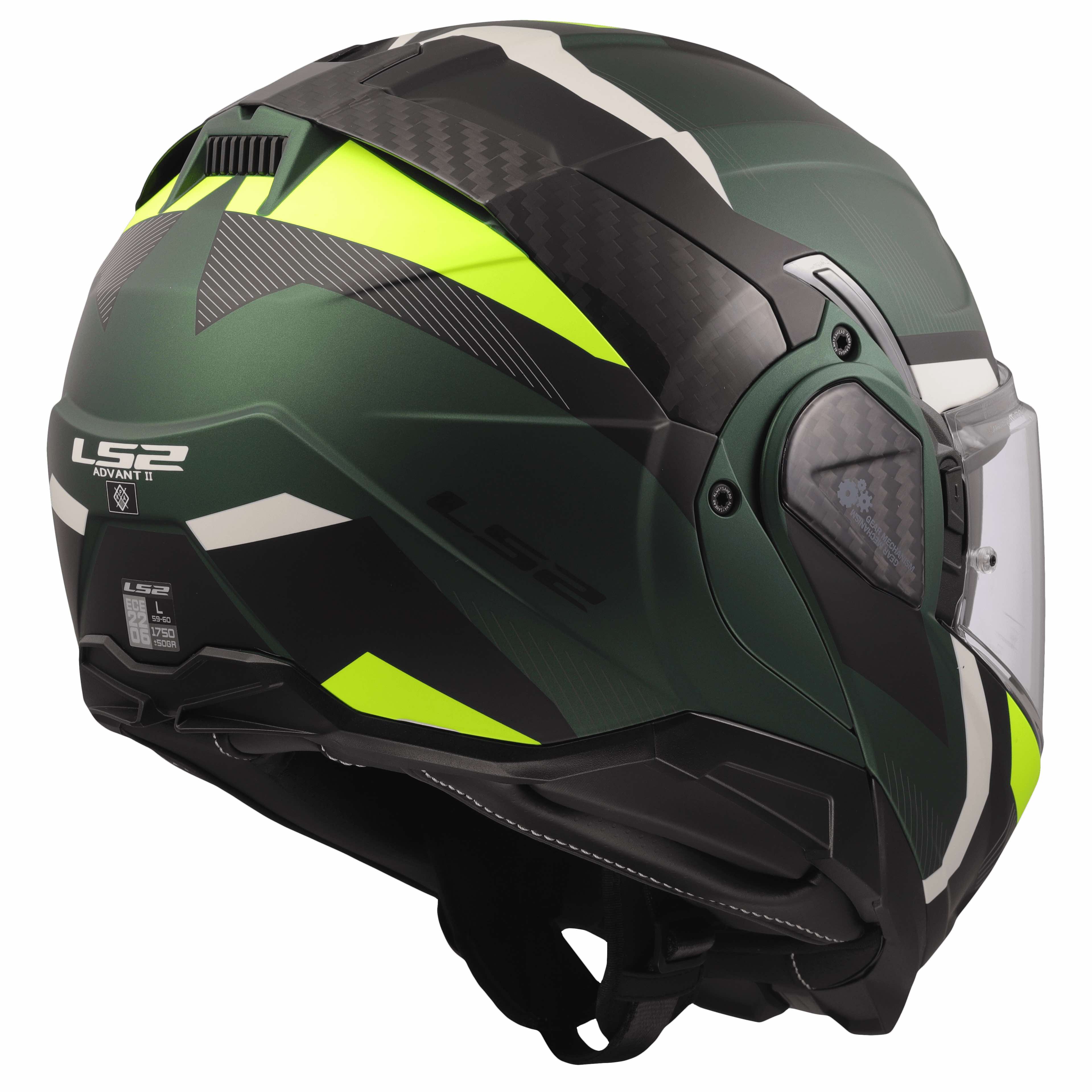CASCO LS2 FF910 Advant II triple oliva