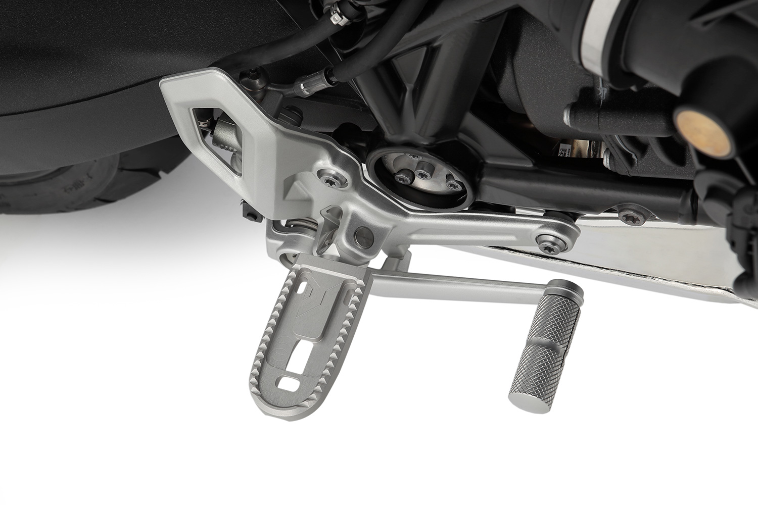 Ampliación pedal de freno y cambio WUNDERLICH plata R1300GS