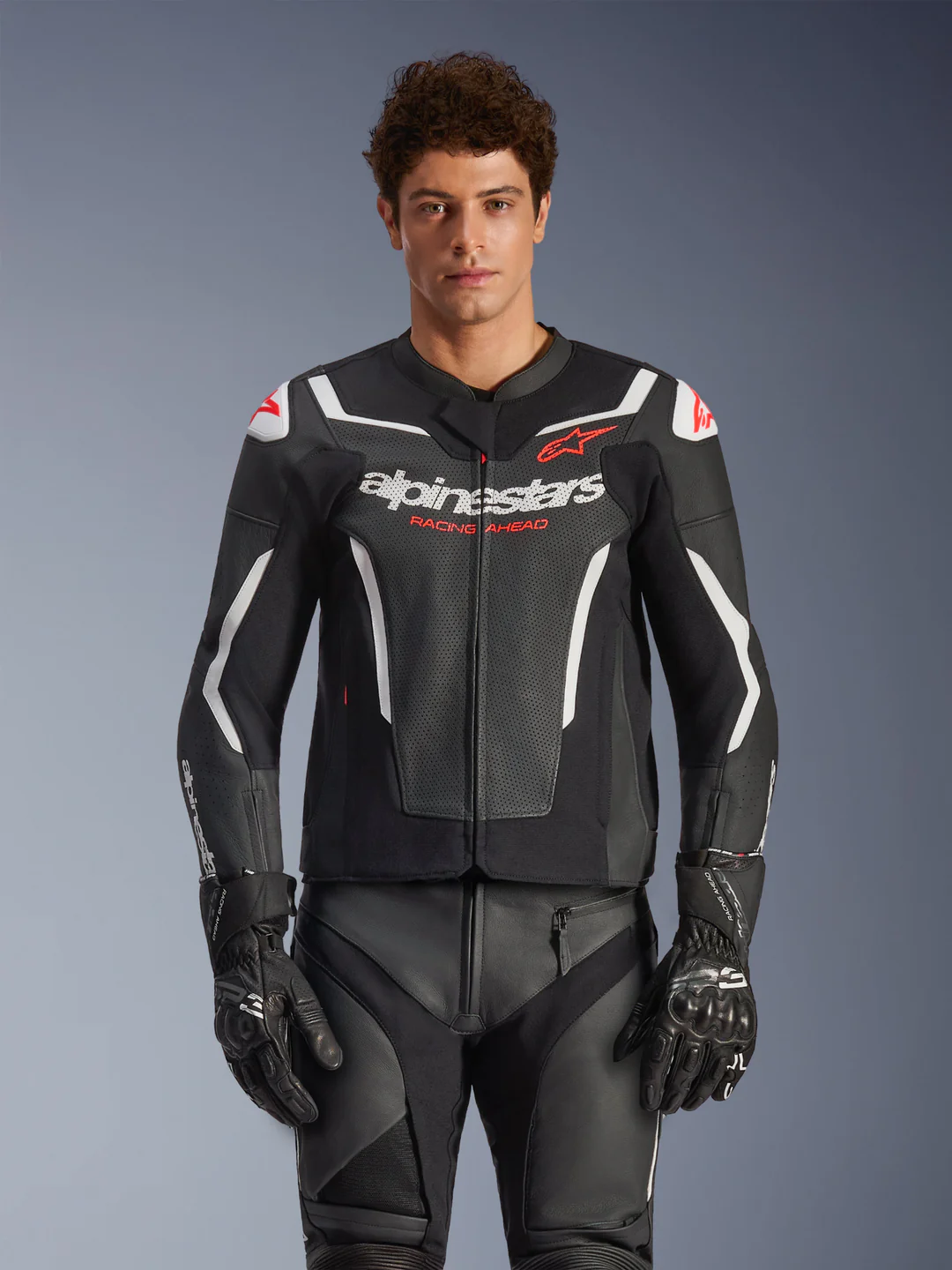 Chaqueta ALPINESTARS GP FORCE V2 AIR black/white