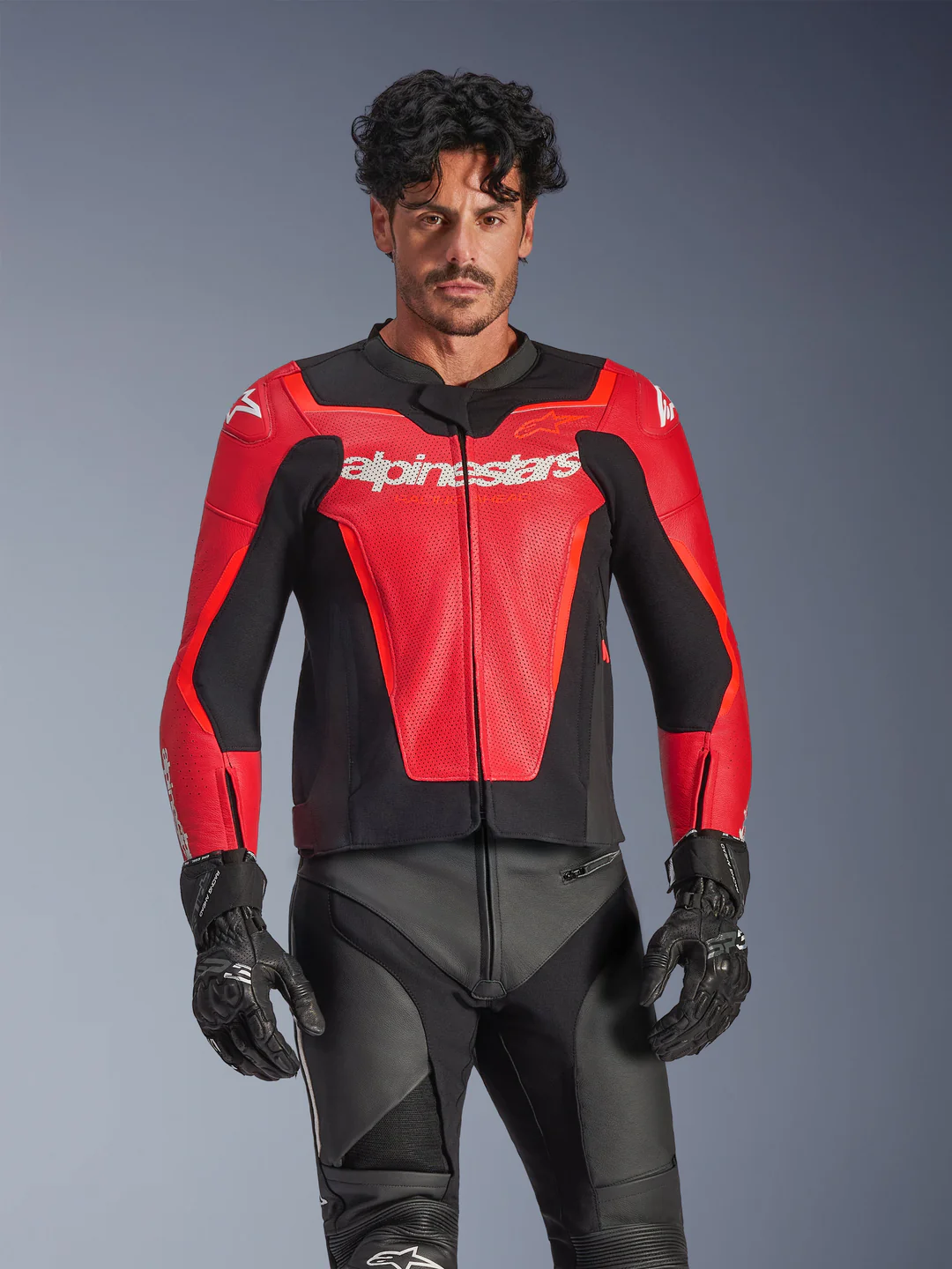 Chaqueta ALPINESTARS GP FORCE V2 AIR red fluo