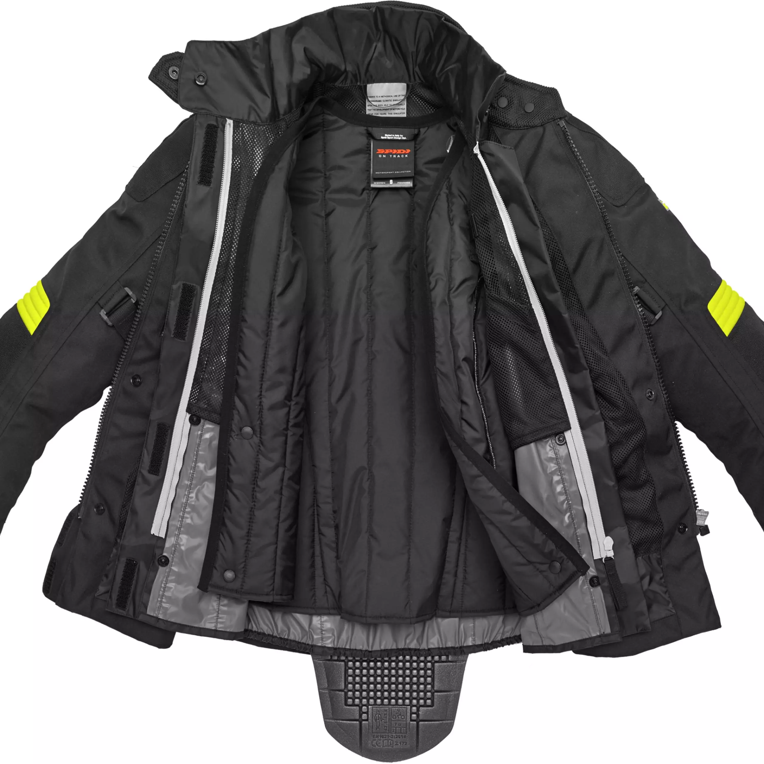 Chaqueta SPIDI VOYAGER 4 H2OUT lady bk/yw