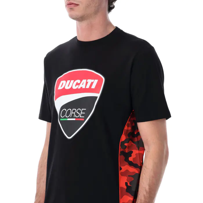 Camiseta DUCATI camu black/red