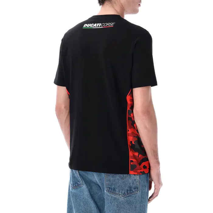 Camiseta DUCATI camu black/red