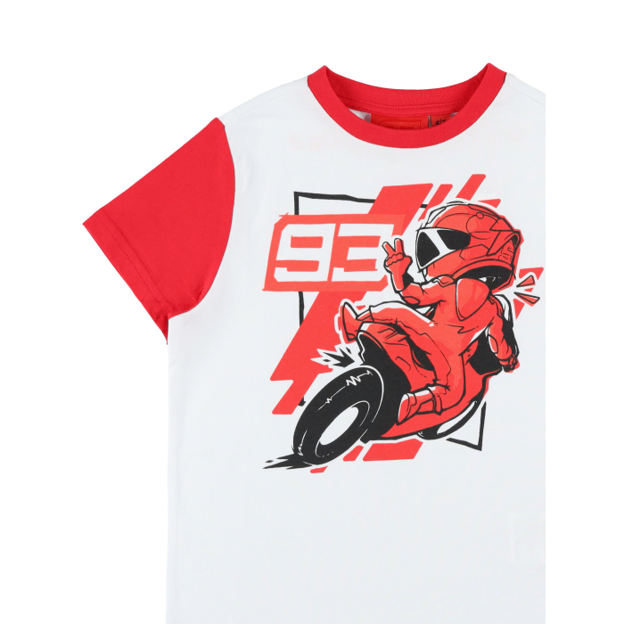 Camiseta MARQUEZ Painted bike blanca