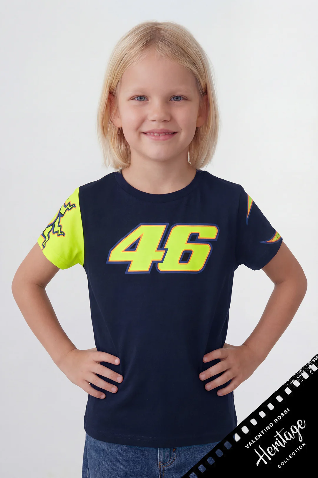 Camiseta VR46 Heritage Sole Luna the doctor kids