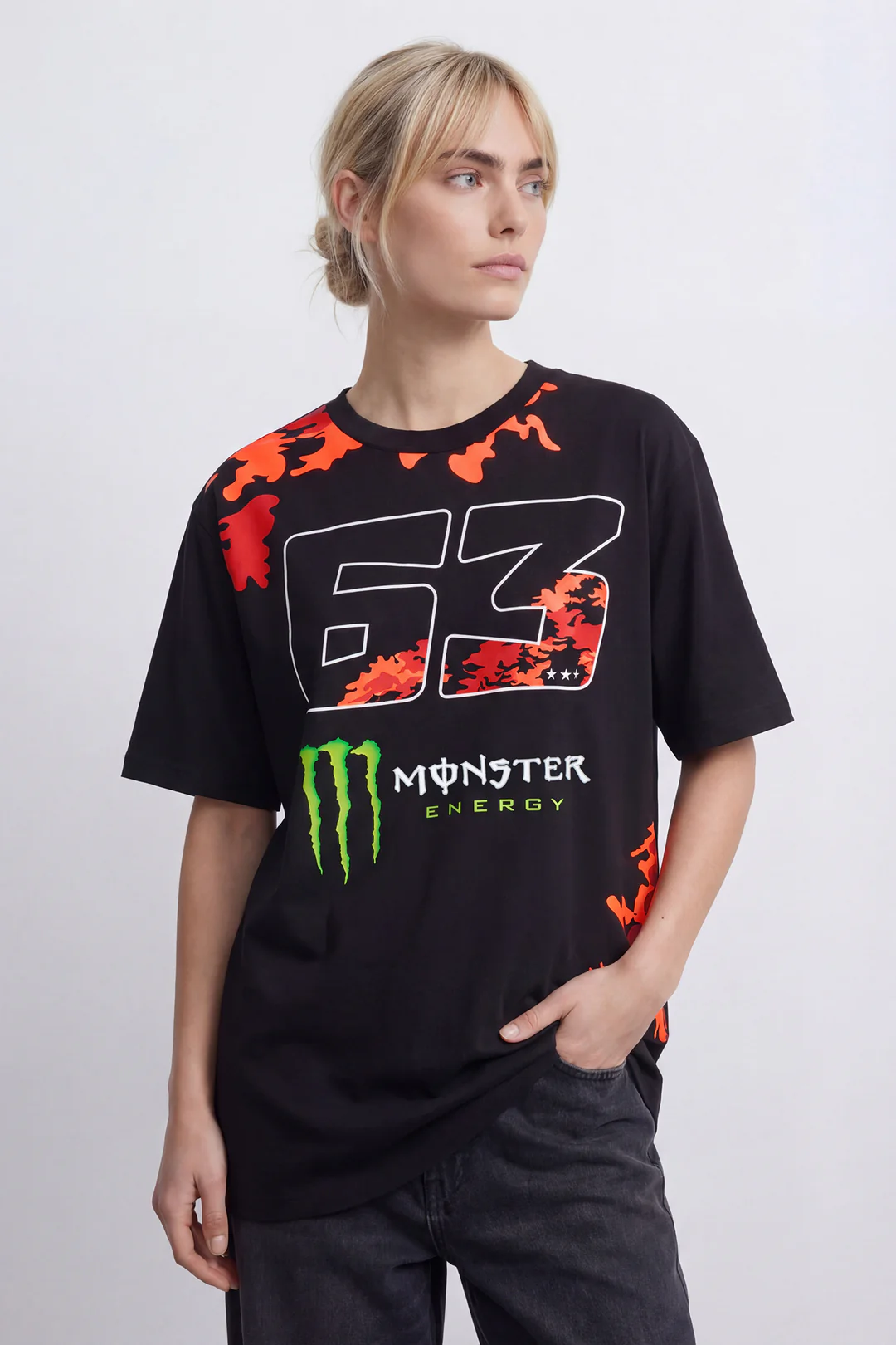 Camiseta Bagnaia Monster Energy 63