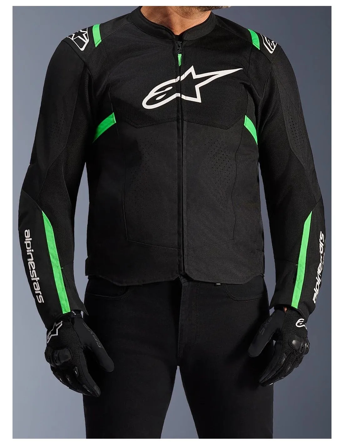 Chaqueta ALPINESTARS T-SPS AIR V2 bk/green fluo