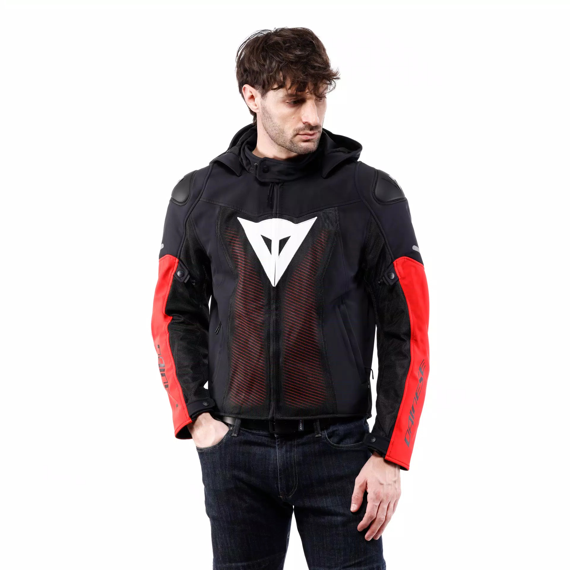 Chaqueta DAINESE SUPER SPRINT air bk/wh/red
