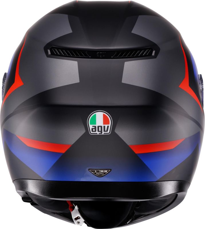 CASCO AGV K-3 E2206 STRIGA matt bk/bl/red