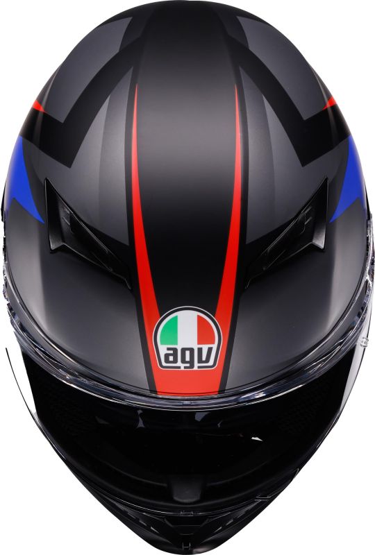 CASCO AGV K-3 E2206 STRIGA matt bk/bl/red